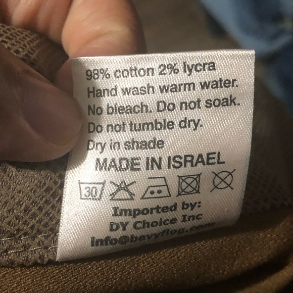 Bevy Flog Pants Women's 27 Rose Cargo in Brown Sued Croc Wide Leg Designer - Picture 5 of 8